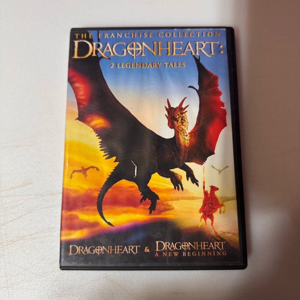 Dragonheart: 2 Legendary Tales [DVD] Disc Tested, Working